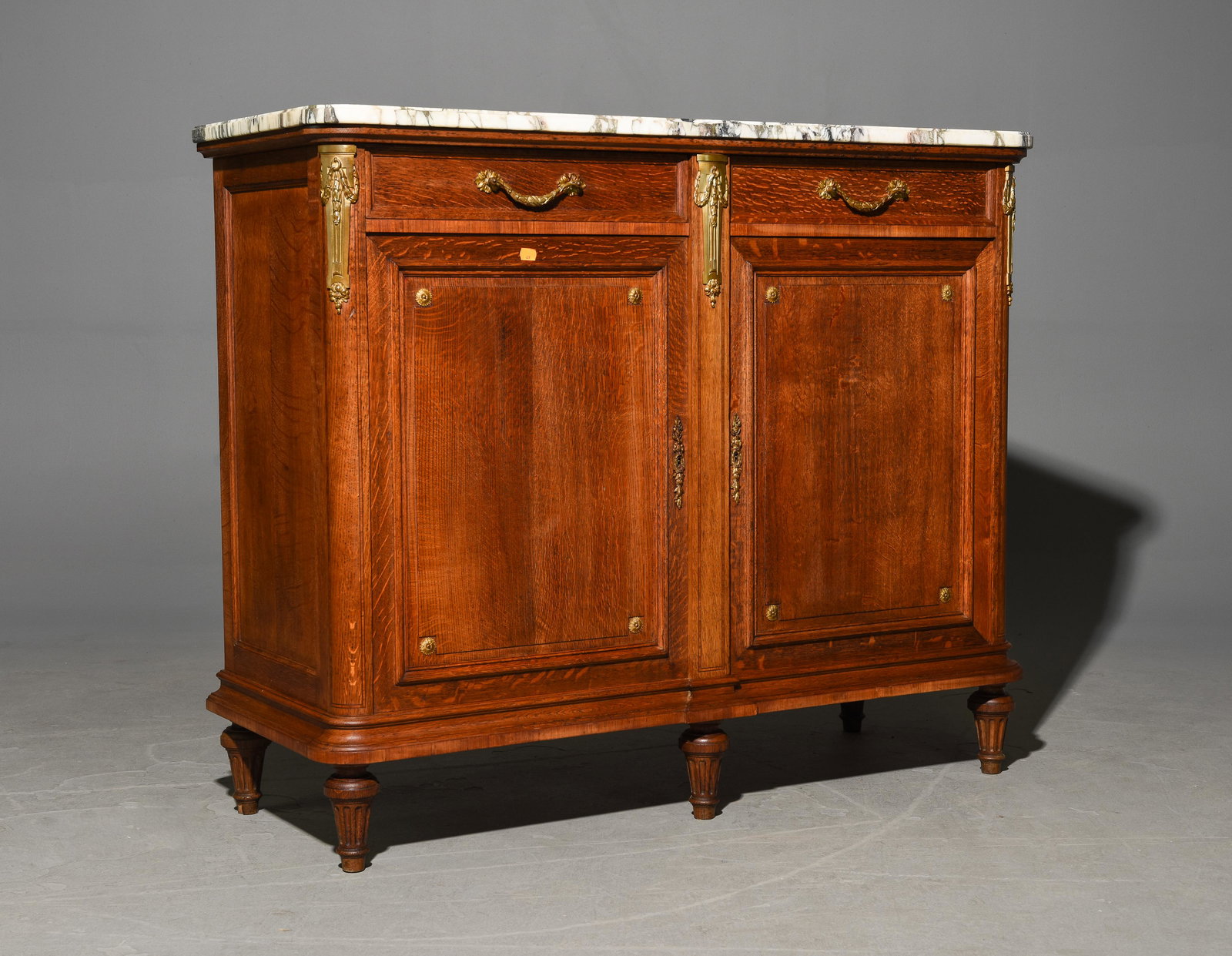 Louis XVI Style Server / Sideboard with Marble Top (1 of 8)