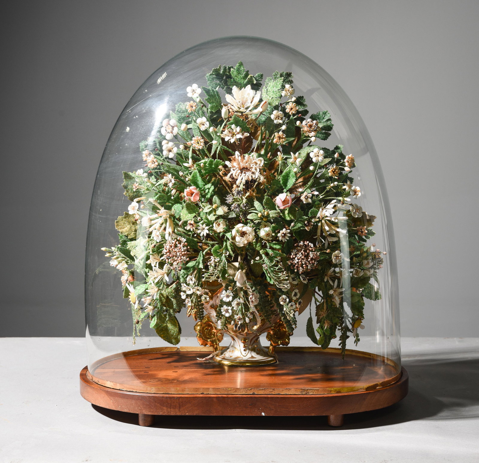 French Large Glass Marriage Dome (1 of 3)