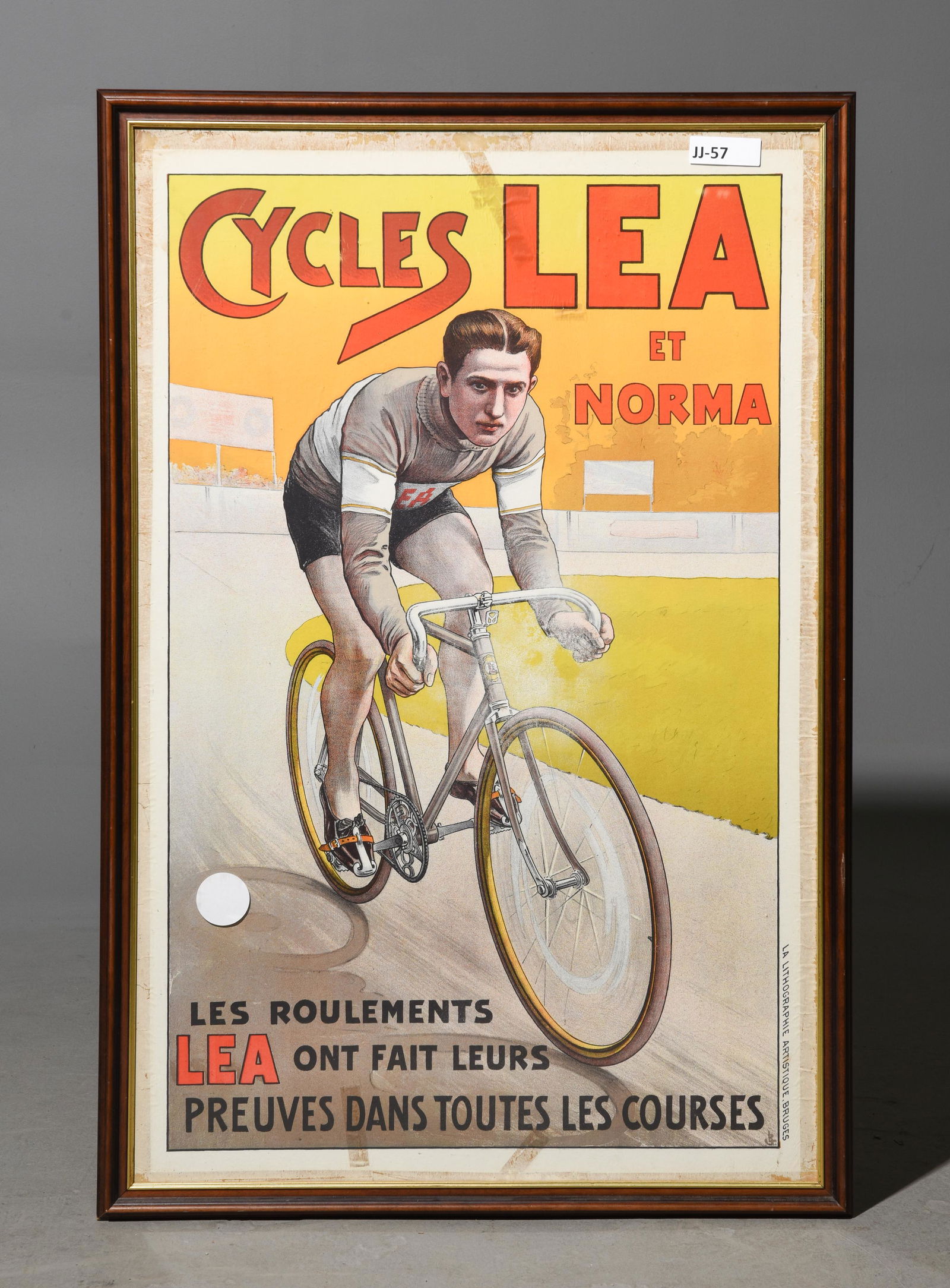 French Bicycle Poster - Cycles Lea et Norma (1 of 3)