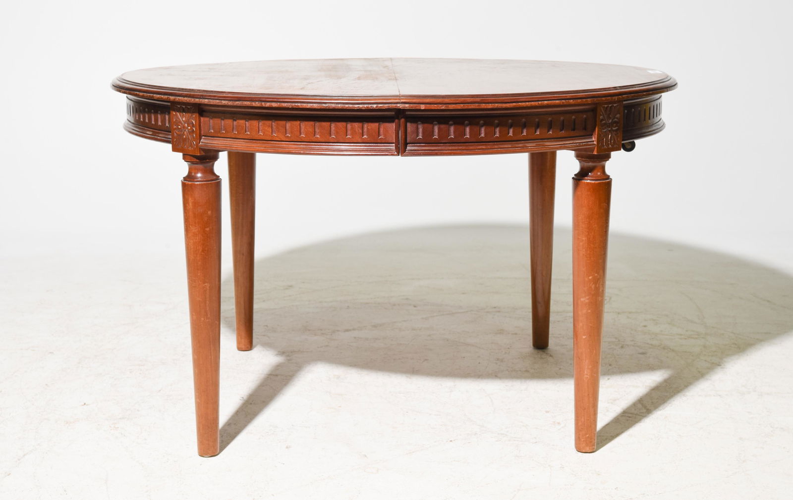 French Louis XVI Style Round Entry / Center Table (1 of 3)