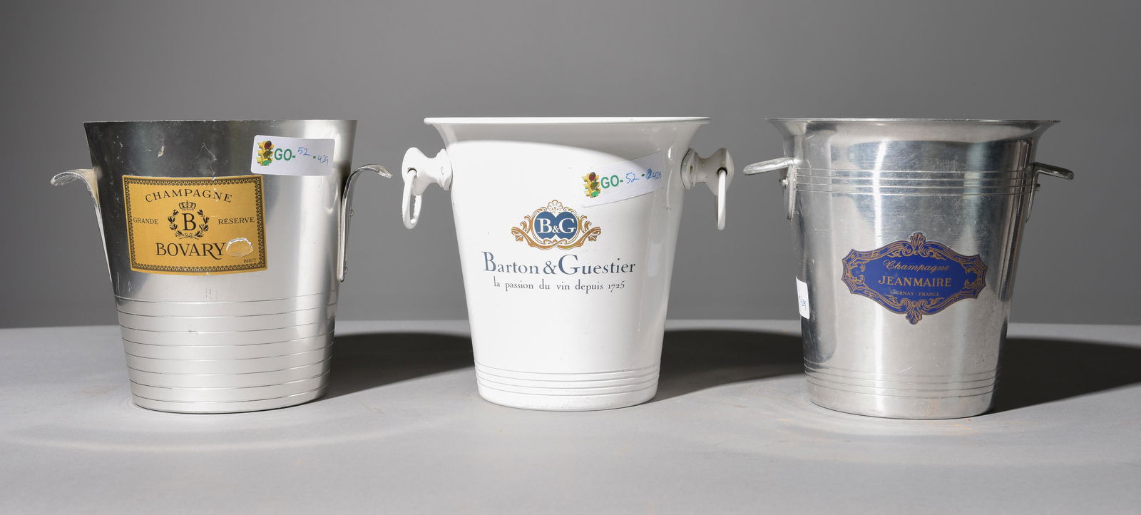 3 Assorted Champagne Buckets (1 of 2)