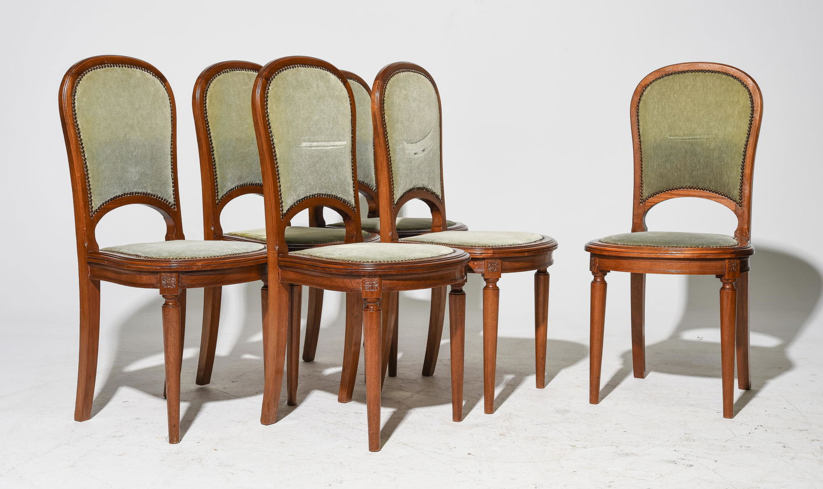 Set of 6 French Dining Chairs - Seat height is 17 inches (1 of 3)