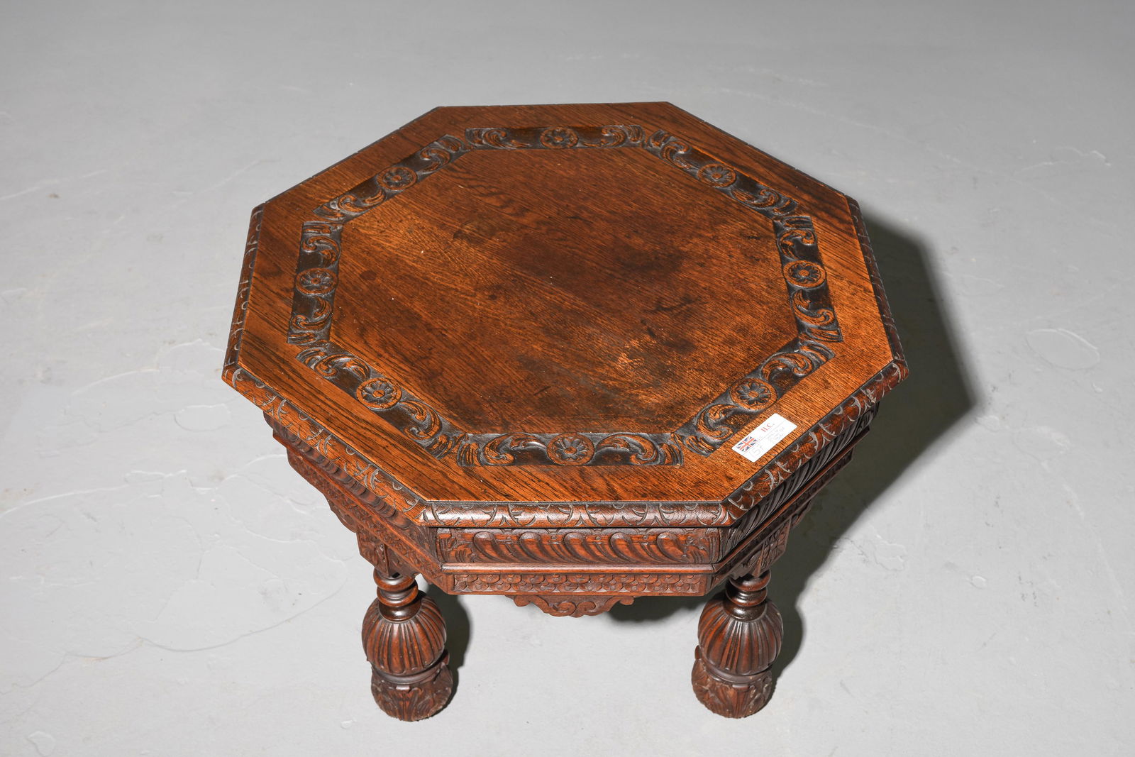 Tudor Style Carved Oak Coffee / Occasional Table (1 of 2)