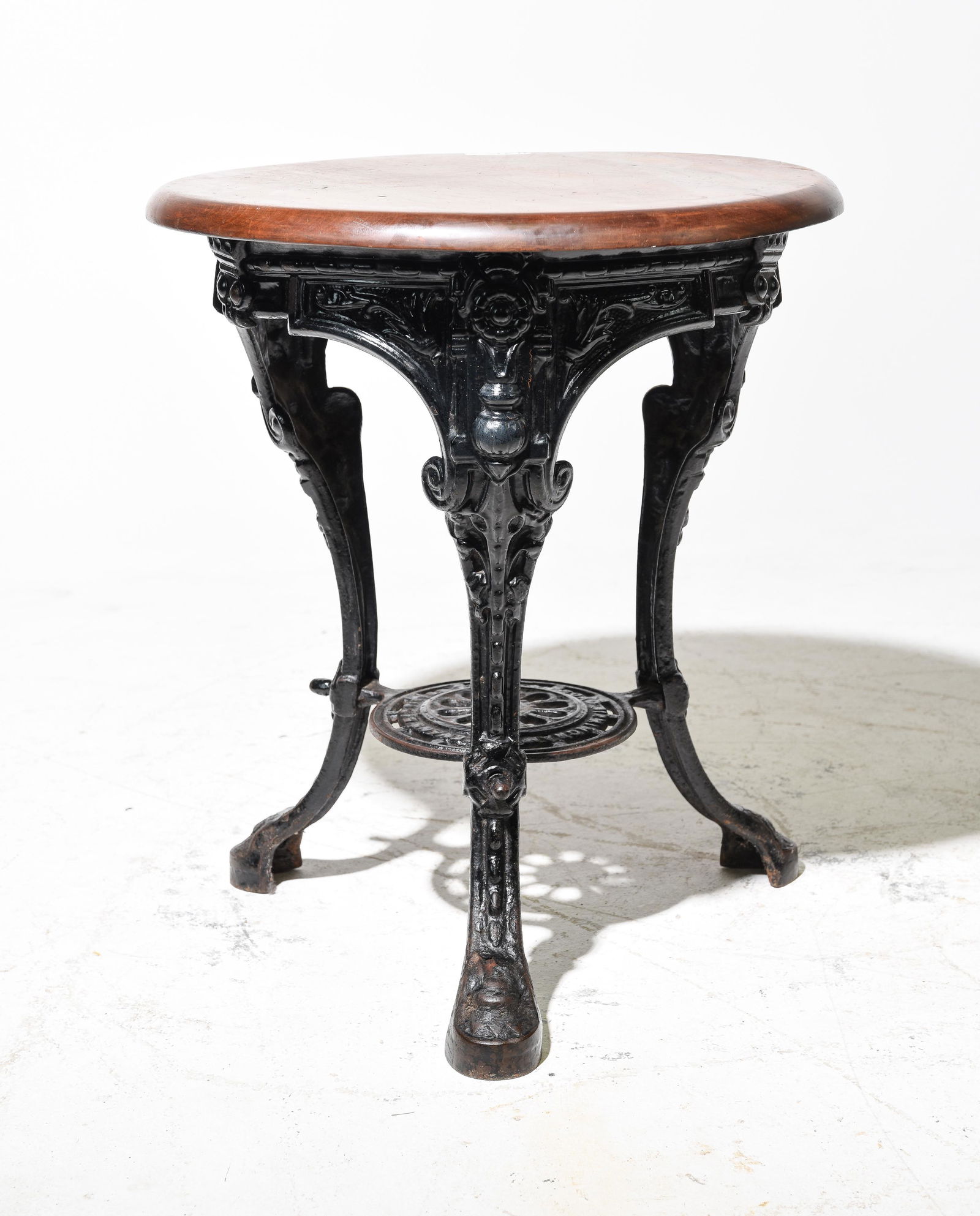 Round Iron Base Pub Table #1 (1 of 3)