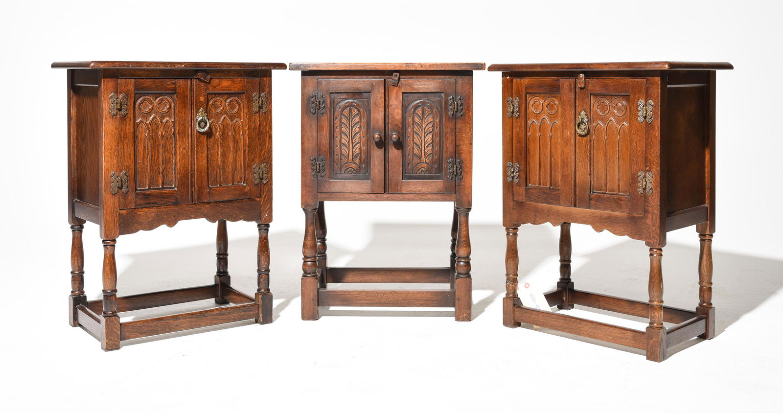 3 British Oak Double Door Occasional Cabinet (1 of 5)