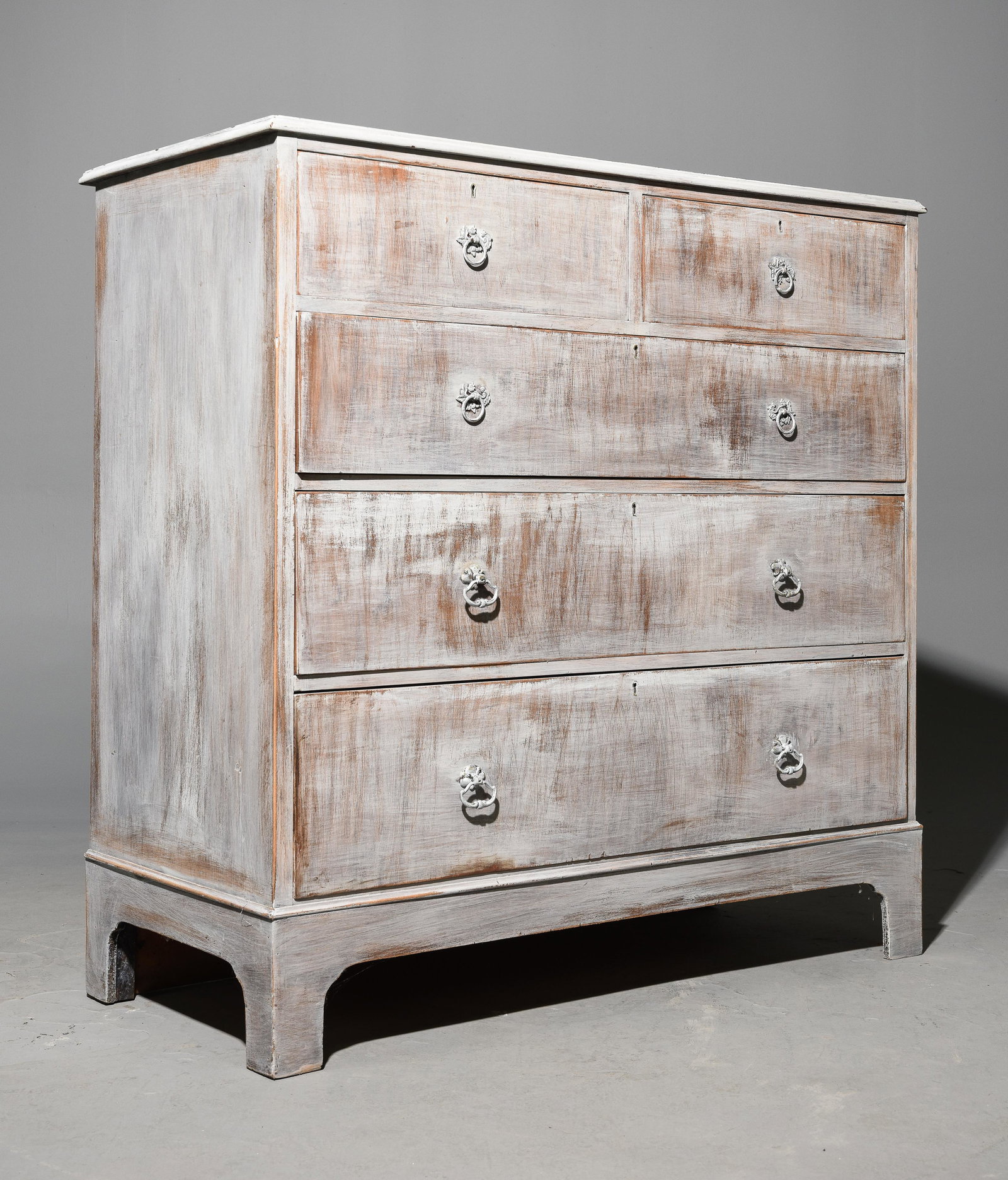 Painted 5 Drawer Chest / Commode (1 of 4)