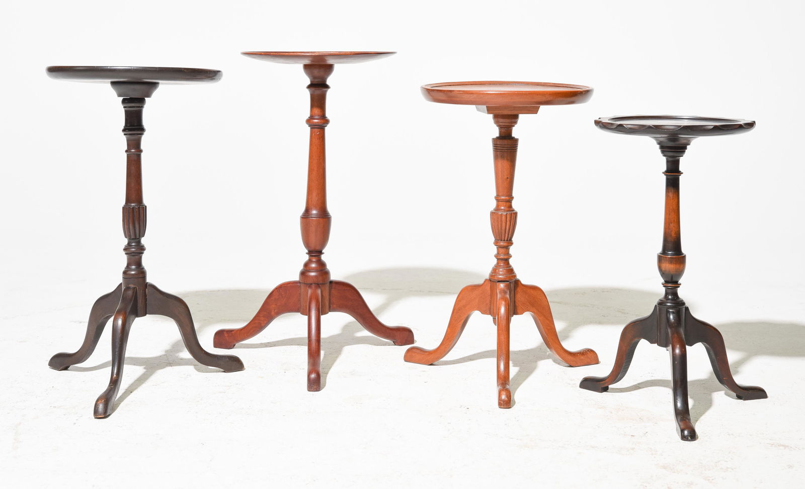 4 Assorted English Petite Tables / Stands (1 of 3)