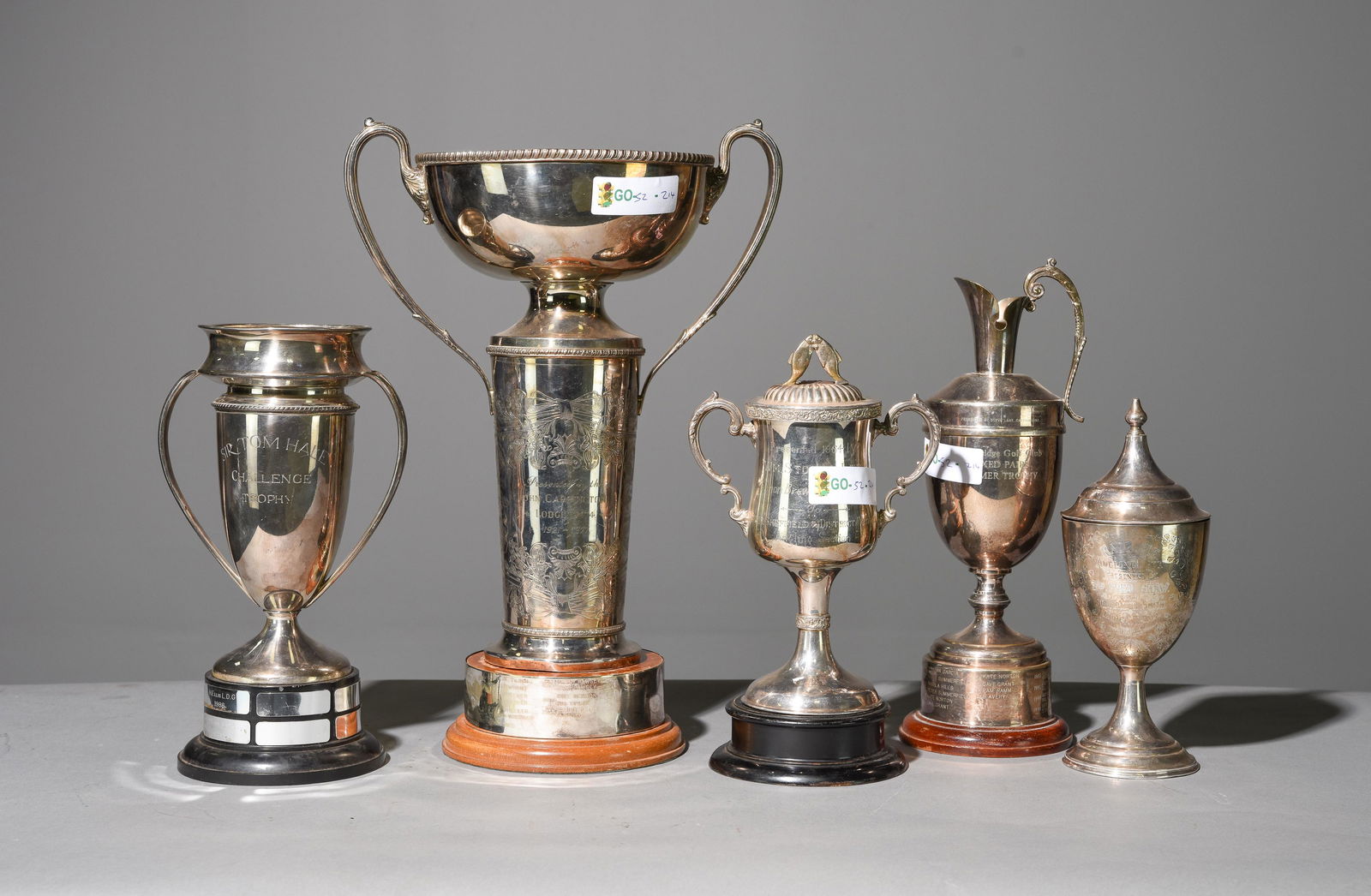 5 Assorted English Silverplate Trophies (1 of 6)
