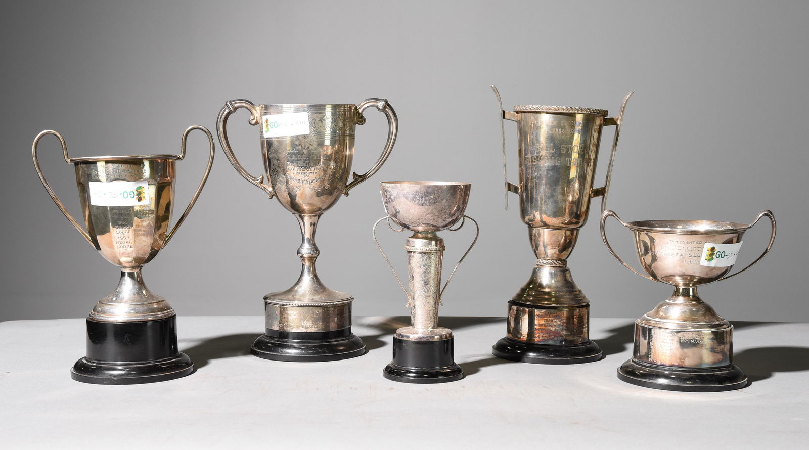 5 Assorted English Silverplate Trophies #1 (1 of 7)