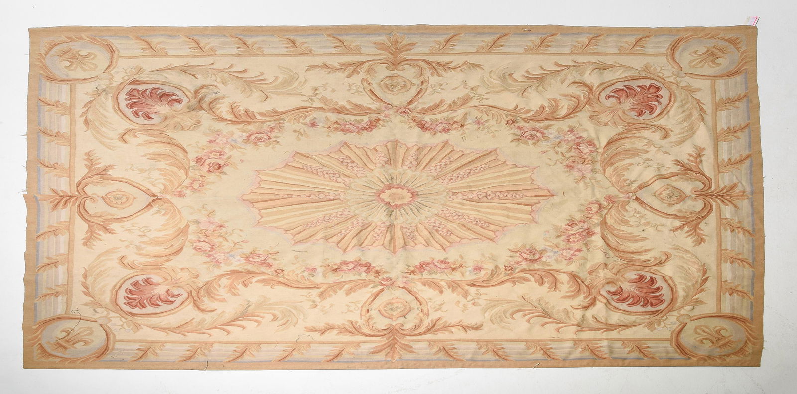 Handmade Aubusson Rug - 10'4 x 7'10 (1 of 3)