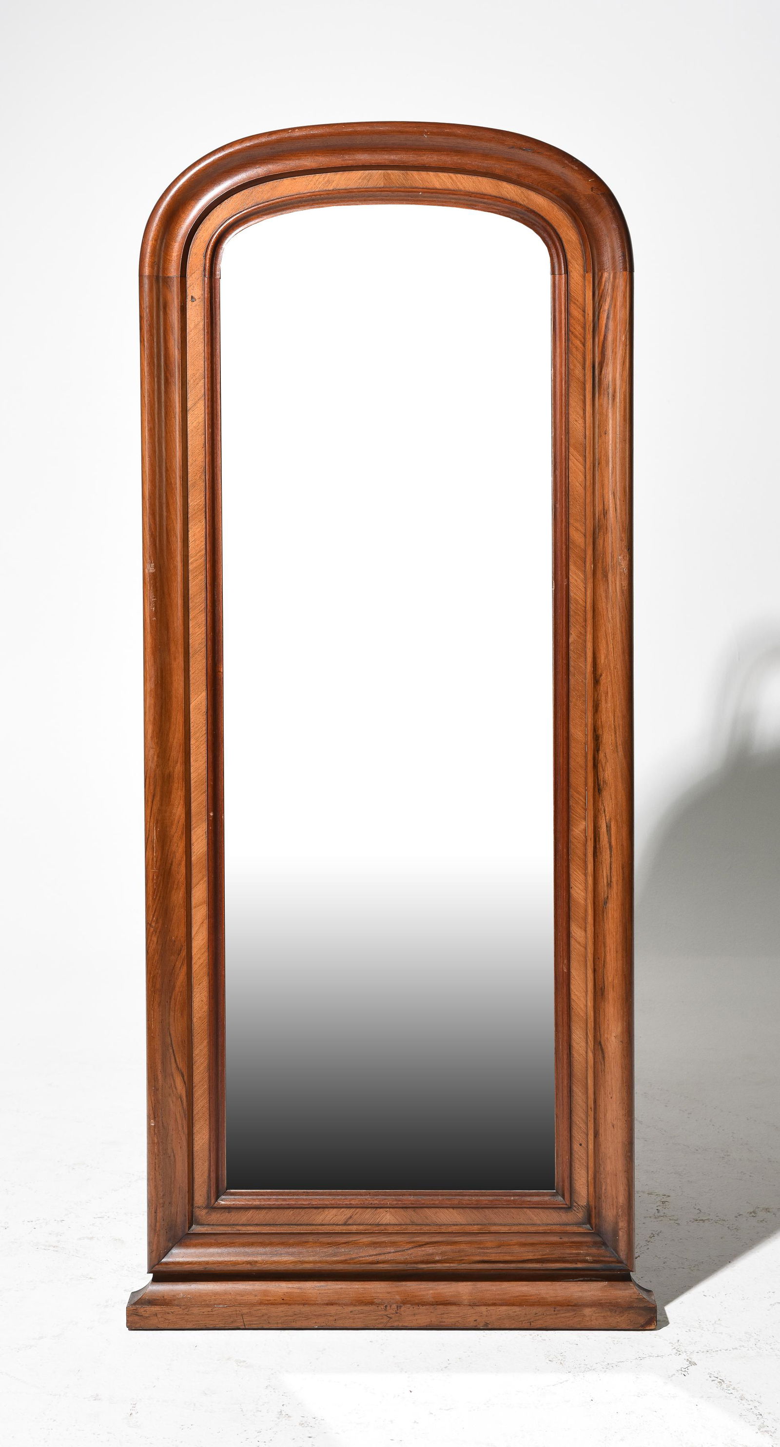 Arched Top Mahogany Framed Mirror (1 of 3)