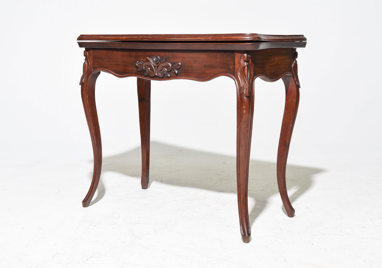 Napoleon III Style Flip Top Mahogany Game Table (1 of 7)