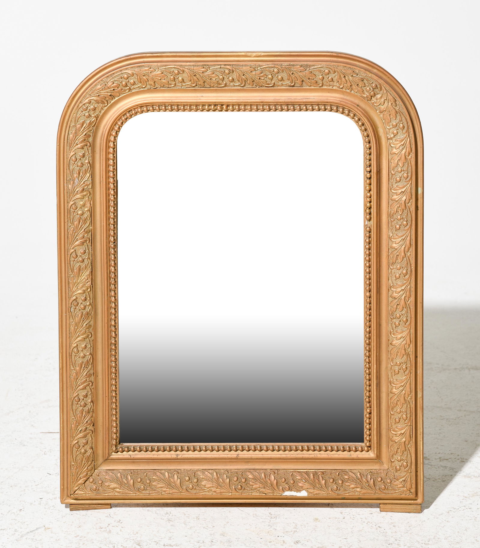Louis Philippe Style Small Gold Gilt Framed Mirror (1 of 4)