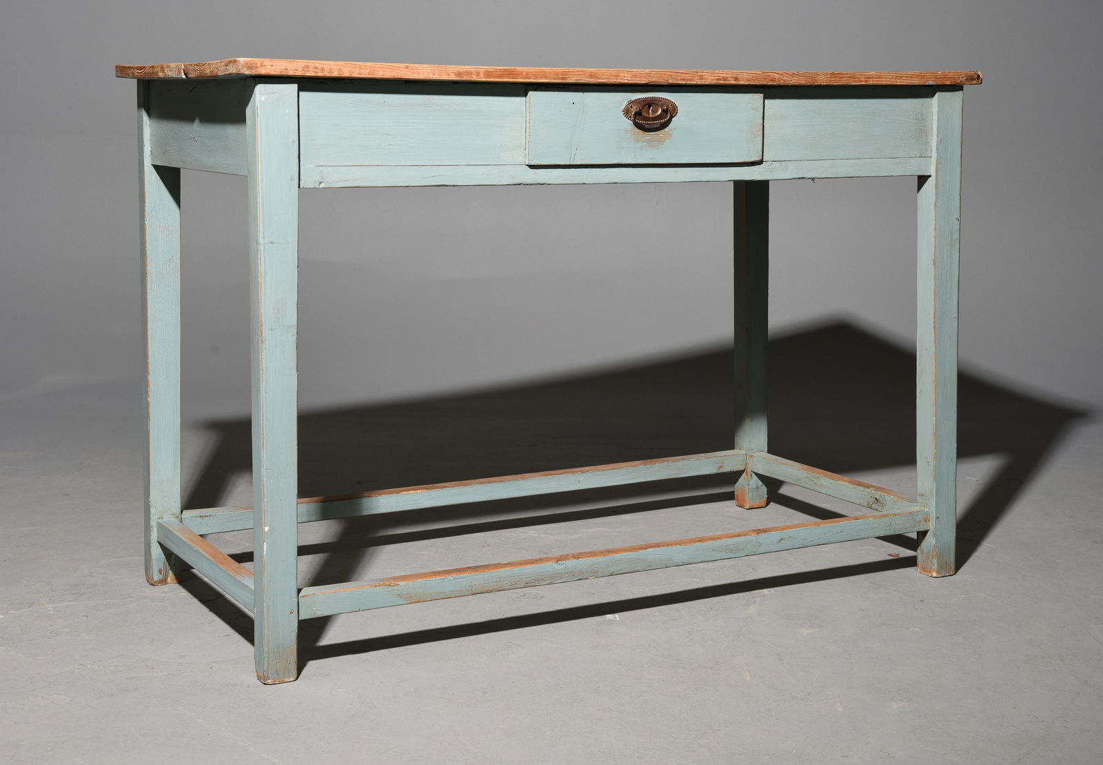 English Painted Base Pine Table (1 of 3)