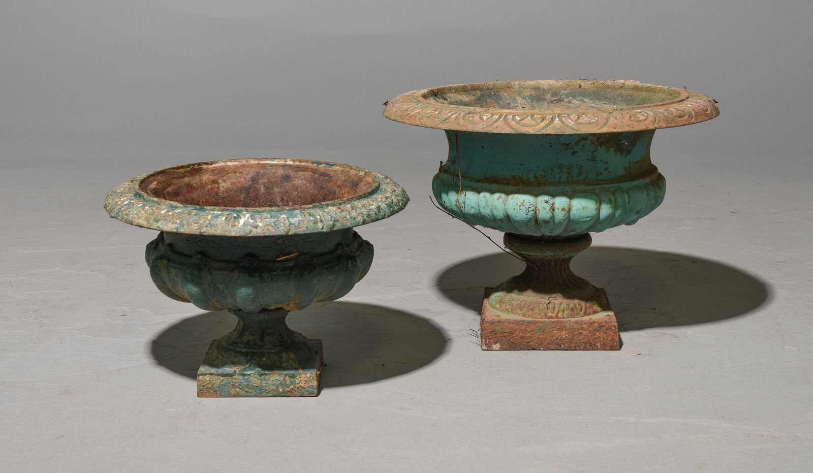 2 French Neoclassical Cast Iron Planters (1 of 5)