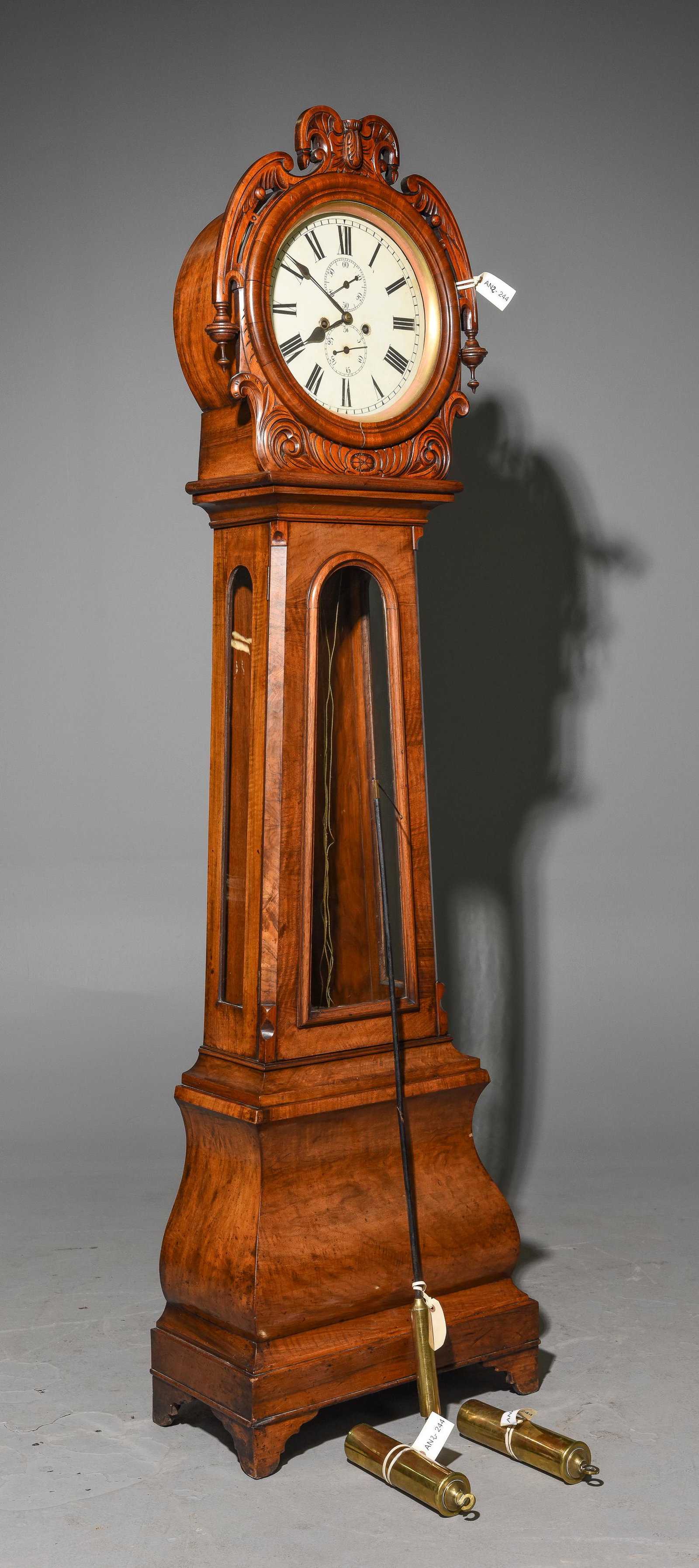 Mahogany Cased Grandfather Clock (1 of 5)