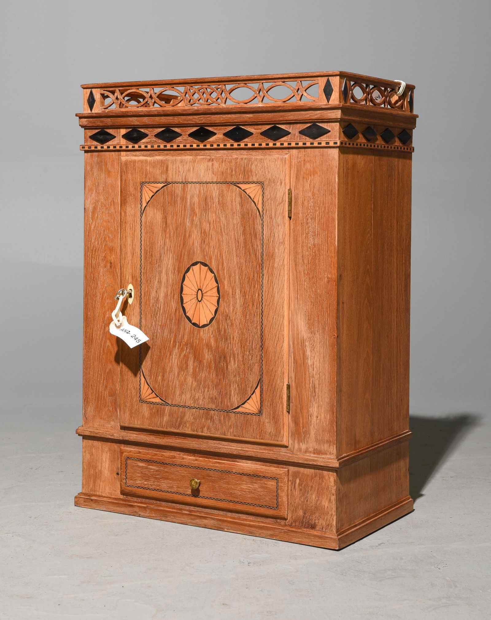 Oak Single Door Wall Cabinet #1 (1 of 3)