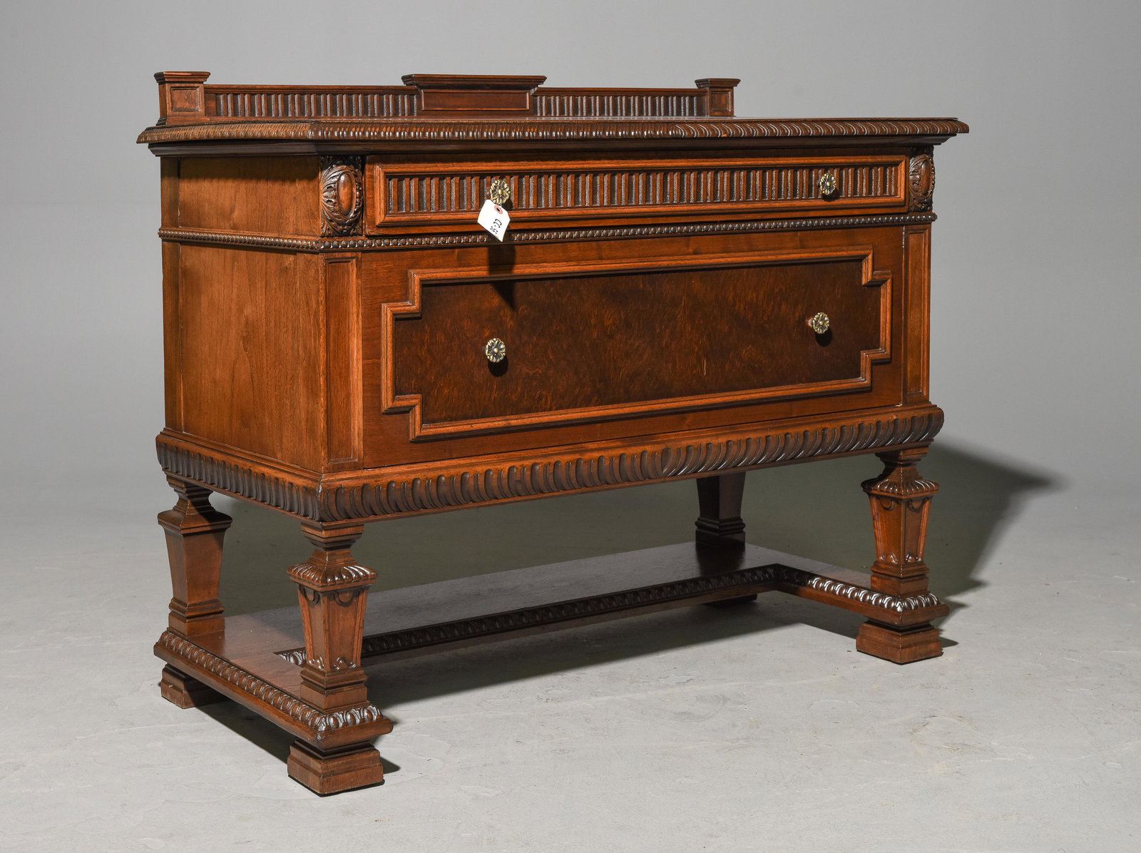 Oak 2 Drawer Chest / Server (1 of 3)