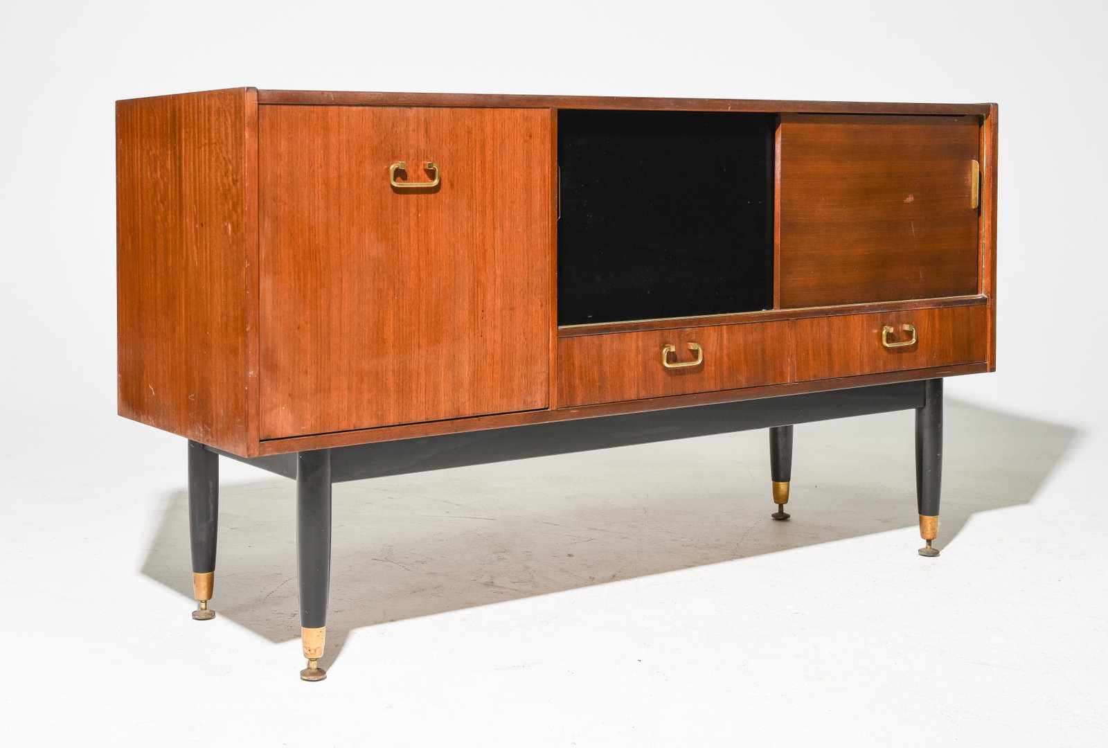 Mid Century Modern Tola Sideboard by Gplan: Danish Modern Style Tola Sideboard by Gplan