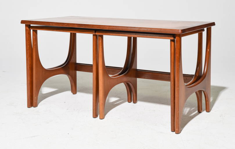 Mid Century Modern Nesting Coffee Table Stateroom