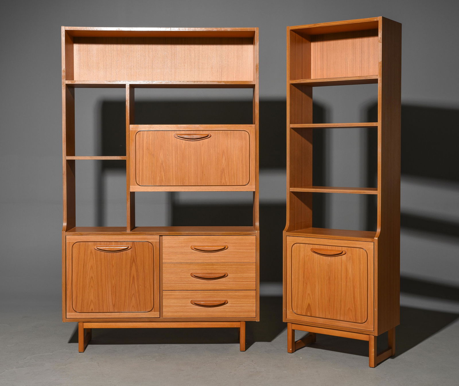 2 Mid Century Modern Open Bookcases / Room Dividers (1 of 7)