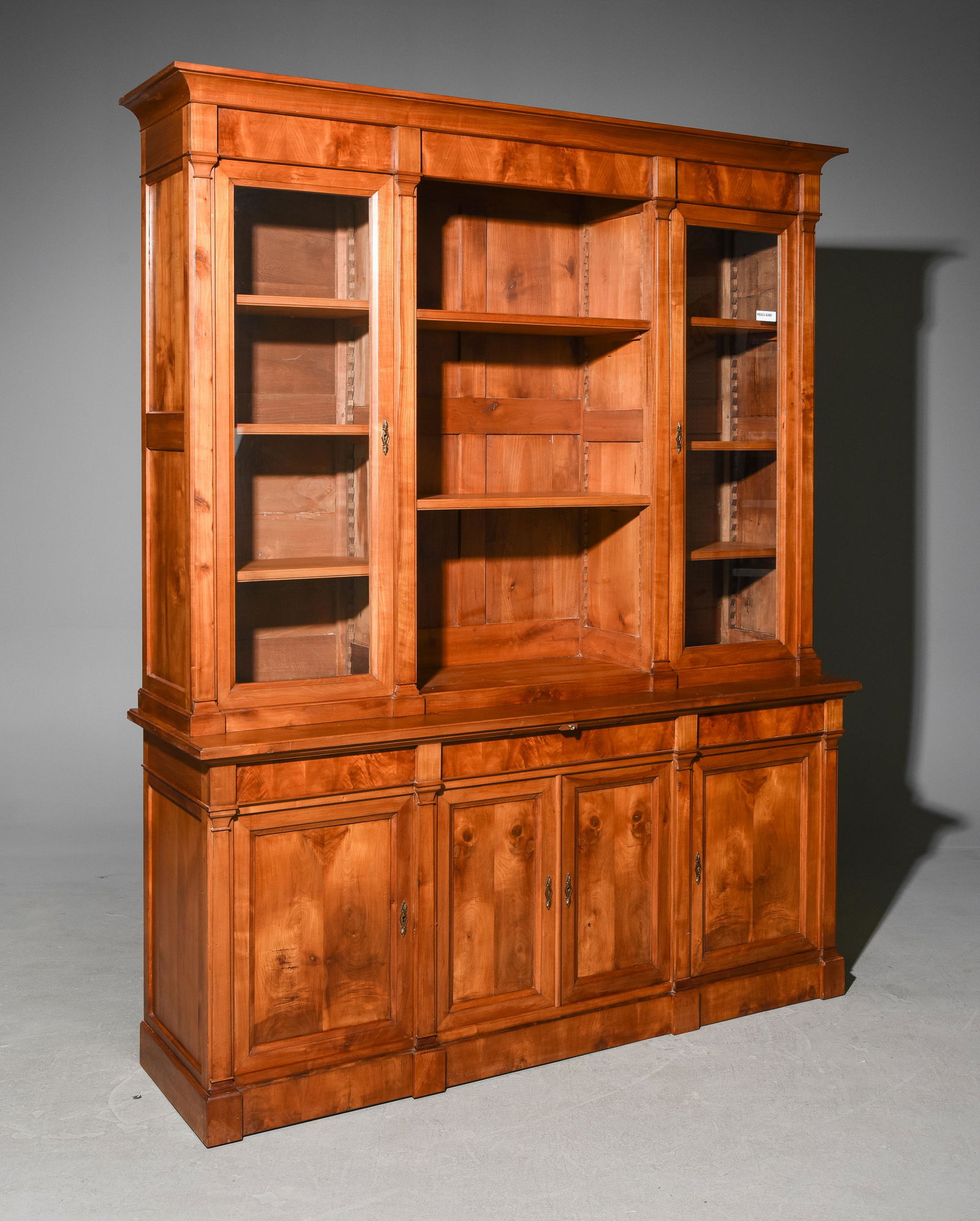 French Cherry Bookcase / Cupboard (1 of 4)