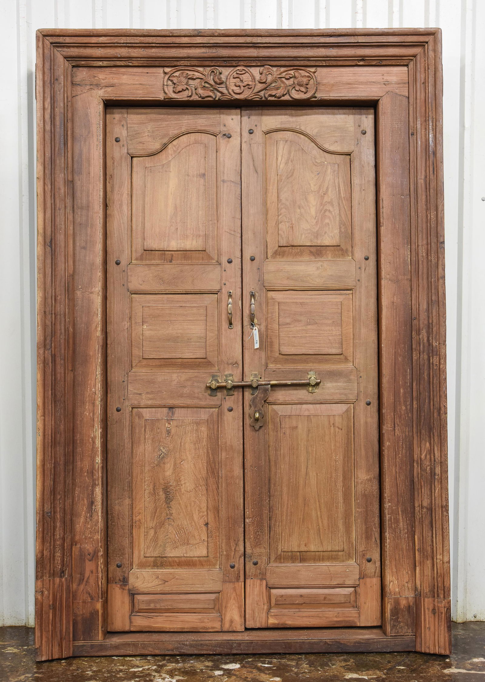Large Wood Double Door in Frame #1 (1 of 5)