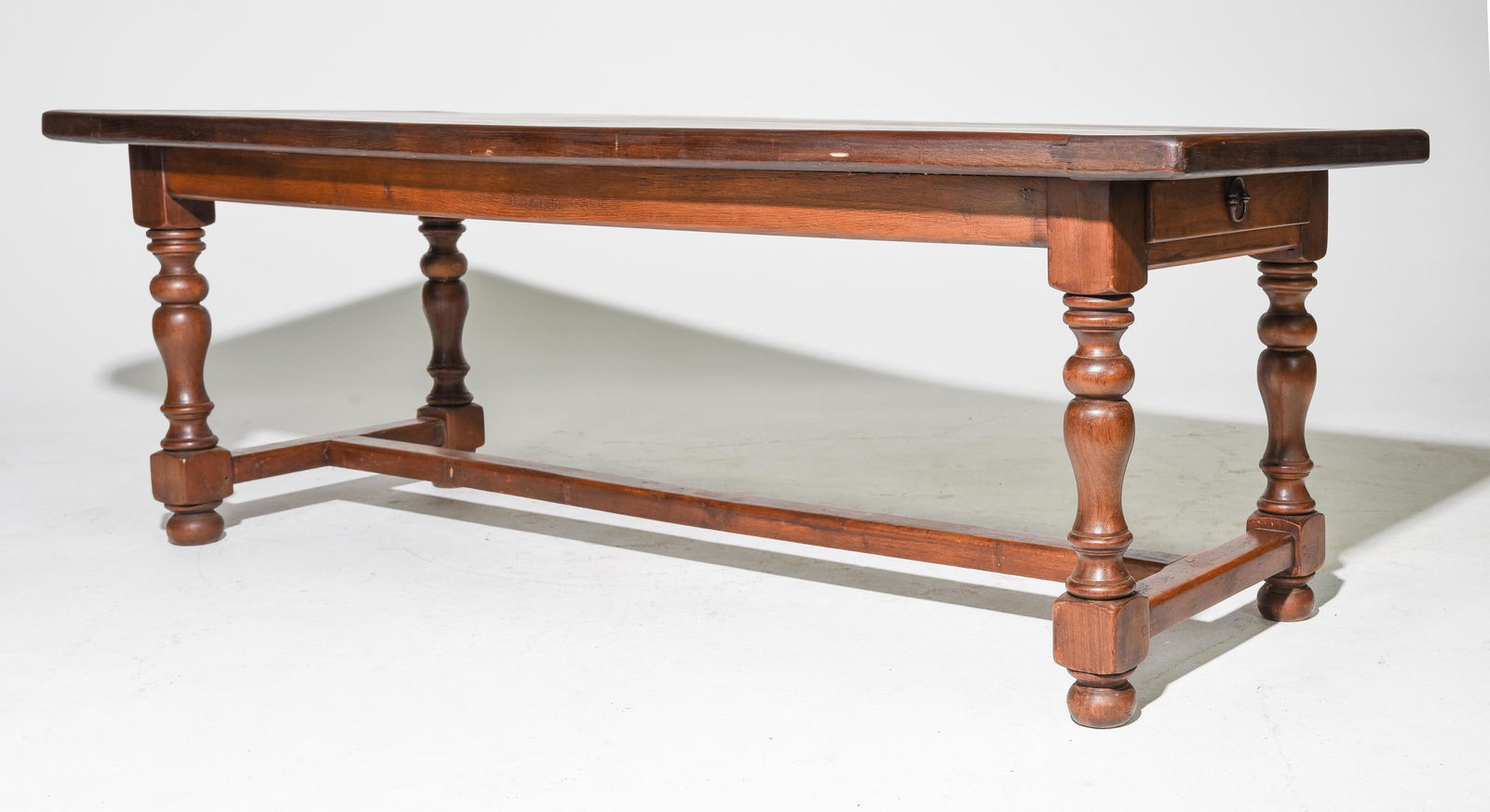 French Solid Oak Heavy Farmhouse Table (1 of 4)