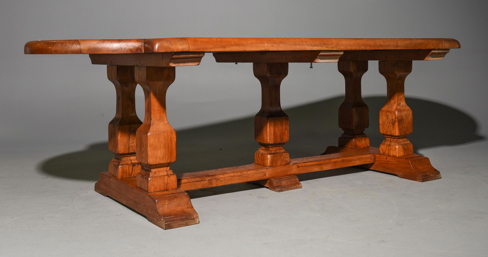 French Heavy Solid Oak Monastery Table (1 of 4)
