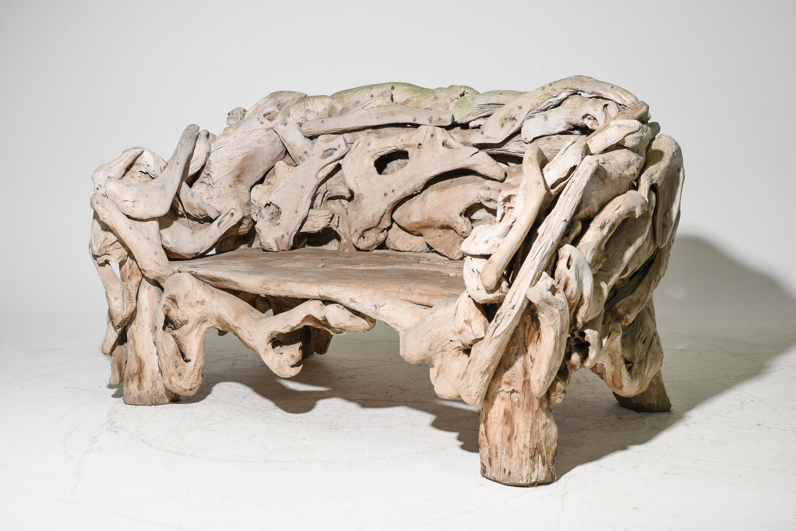 Large Teak Root Bench (1 of 7)