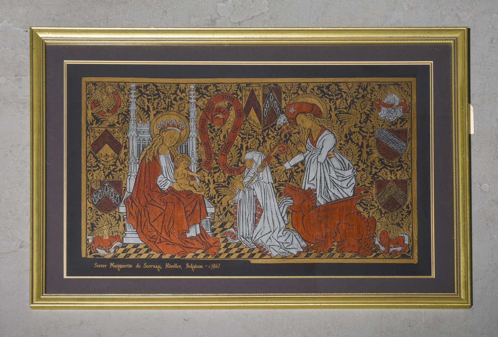 Gold Framed Print - "Sister Marguerite de Scornay" (1 of 4)