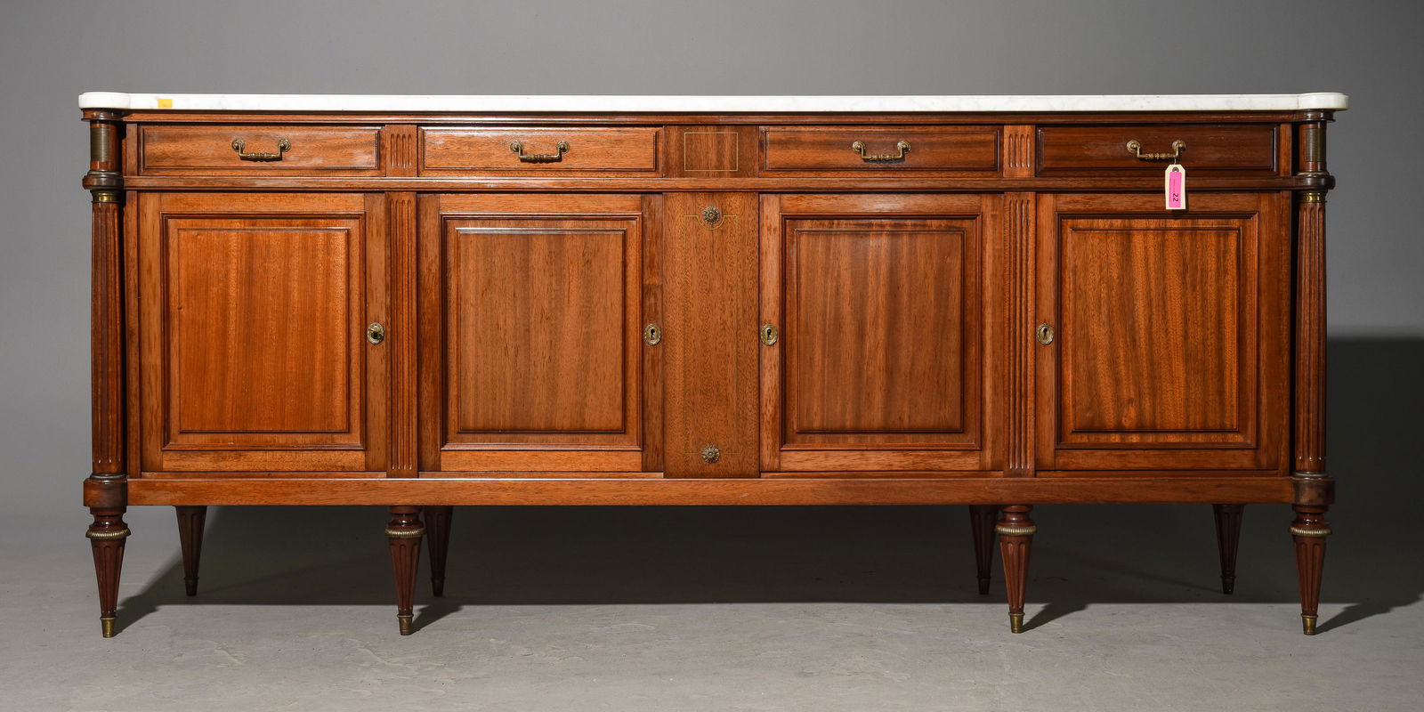 French Empire Style Marble Top Commode / Chest (1 of 5)