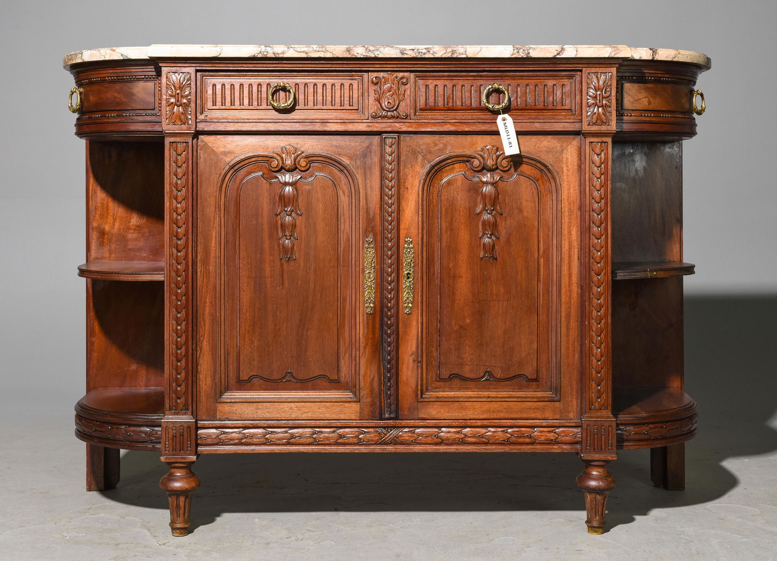 Henri II Style Marble Top Buffet / Sideobard (1 of 4)