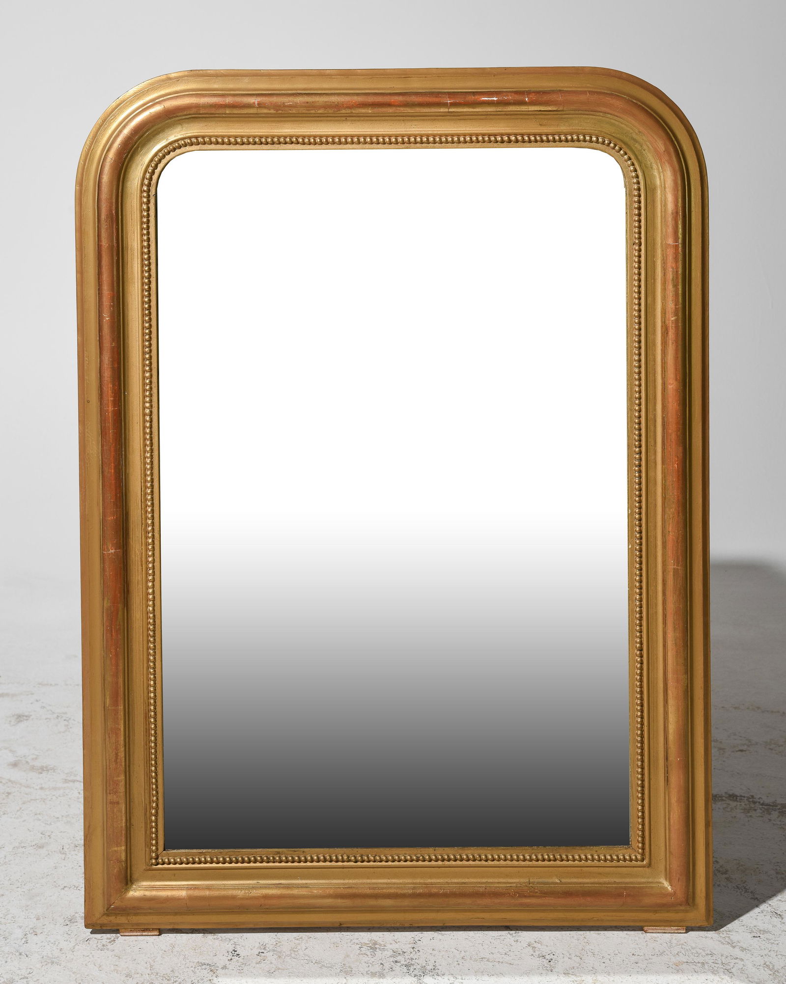 Louis Philippe Style Small Gold Gilt Framed Mirror (1 of 4)
