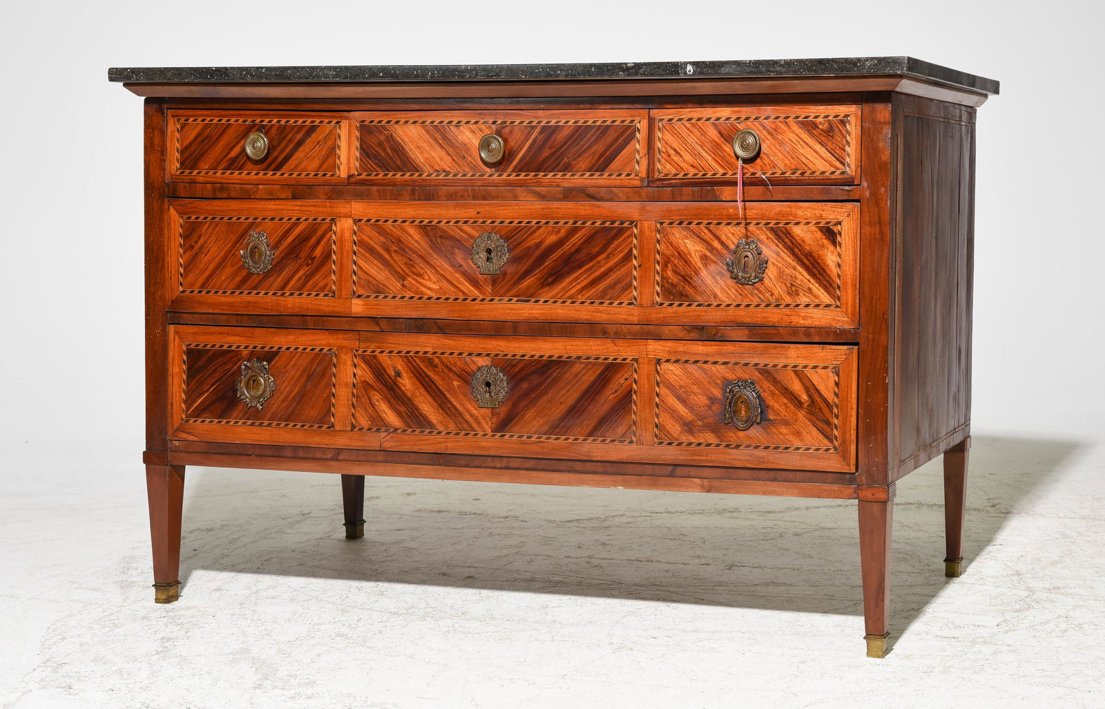 French Marble Top Commode / Chest (1 of 4)