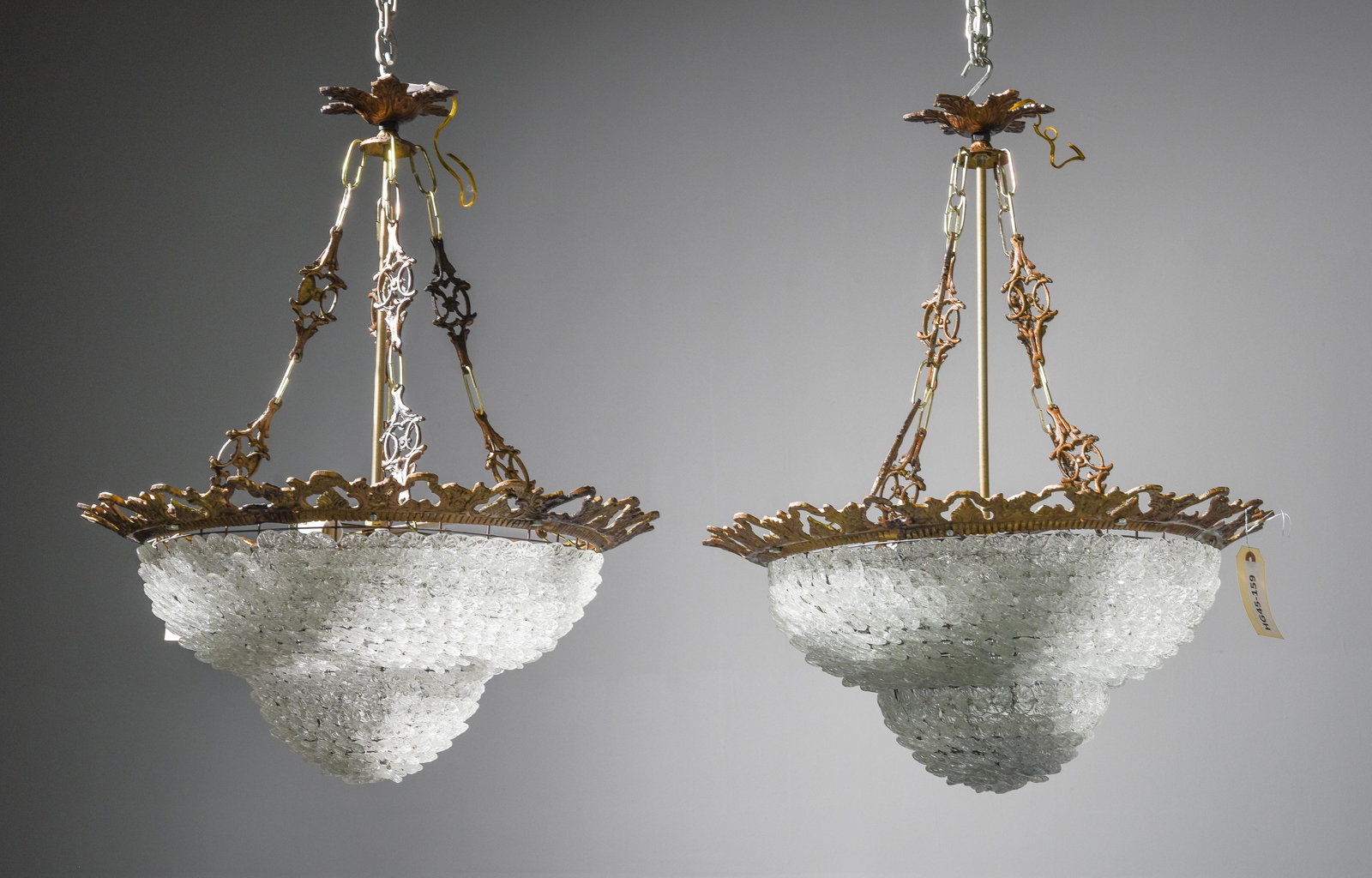 2 Empire Style Chandeliers with Glass Beading (1 of 3)