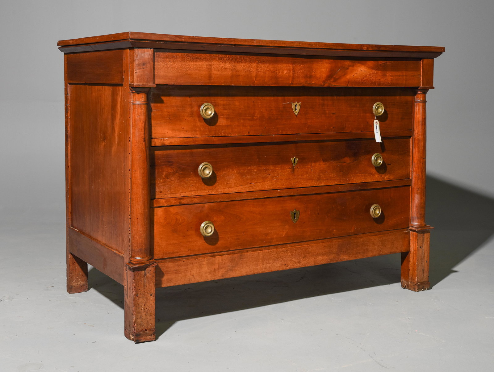 Empire Style Cherry Commode / Chest (1 of 4)