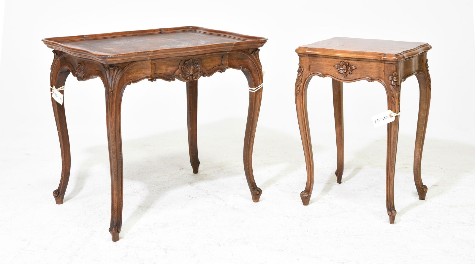 2 French Style Carved Occasional Tables (1 of 4)