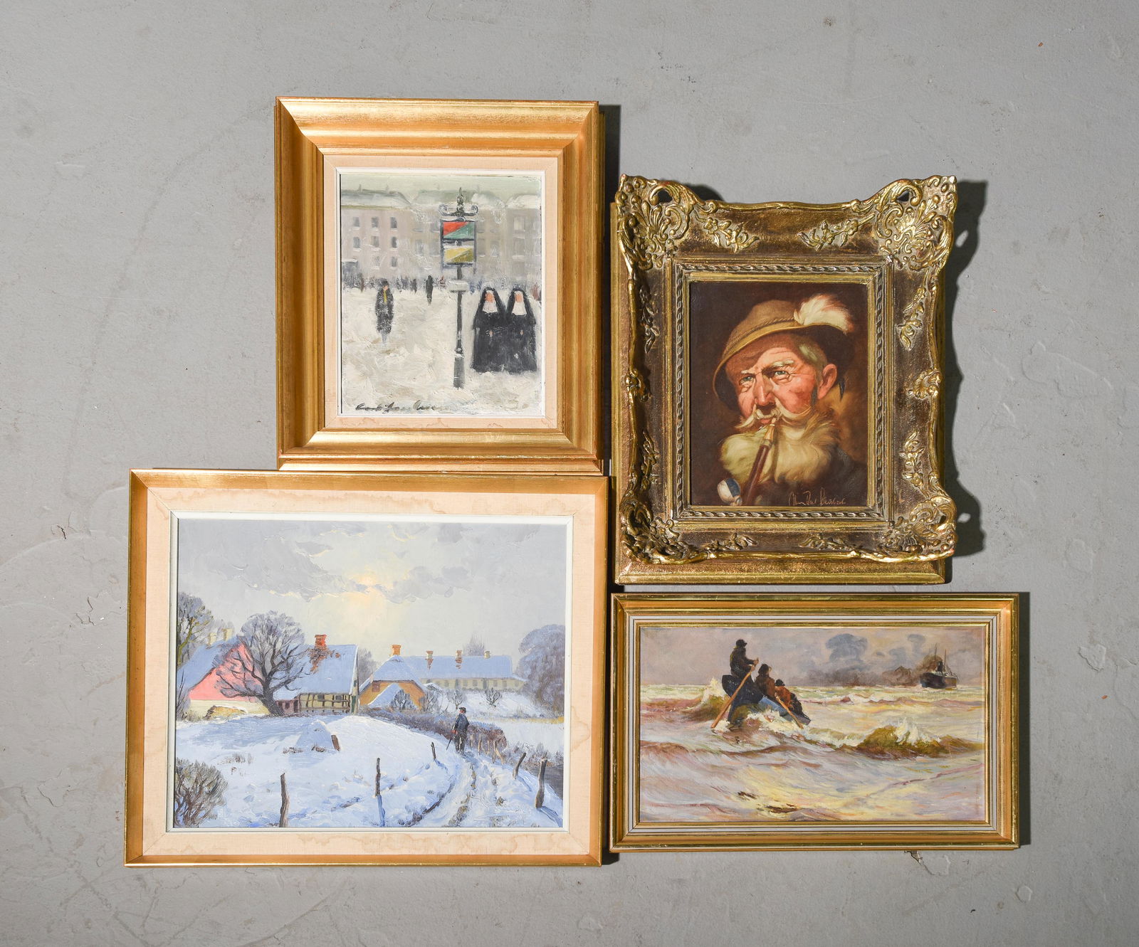 3pcs Assorted Framed Art & 1 Portrait (1 of 6)
