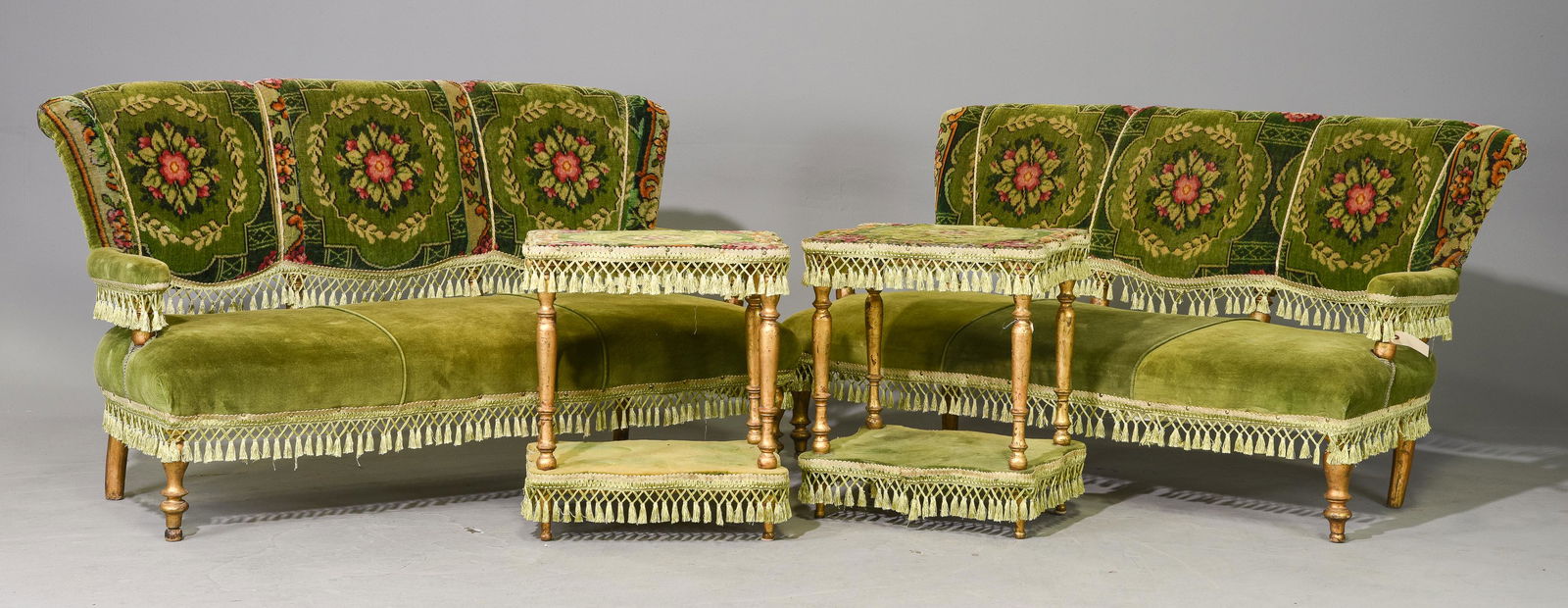 French Baroque Style Suite - 2 Sofas, Chairs & 2 Tables (1 of 9)