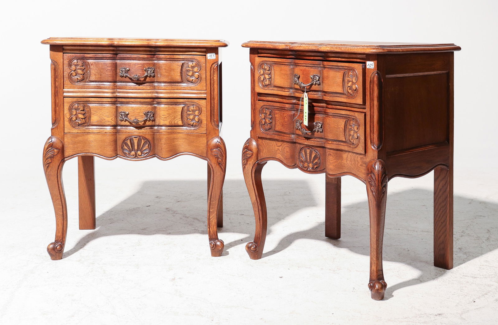 2 Louis XV Style Oak Occasional Chests (1 of 4)