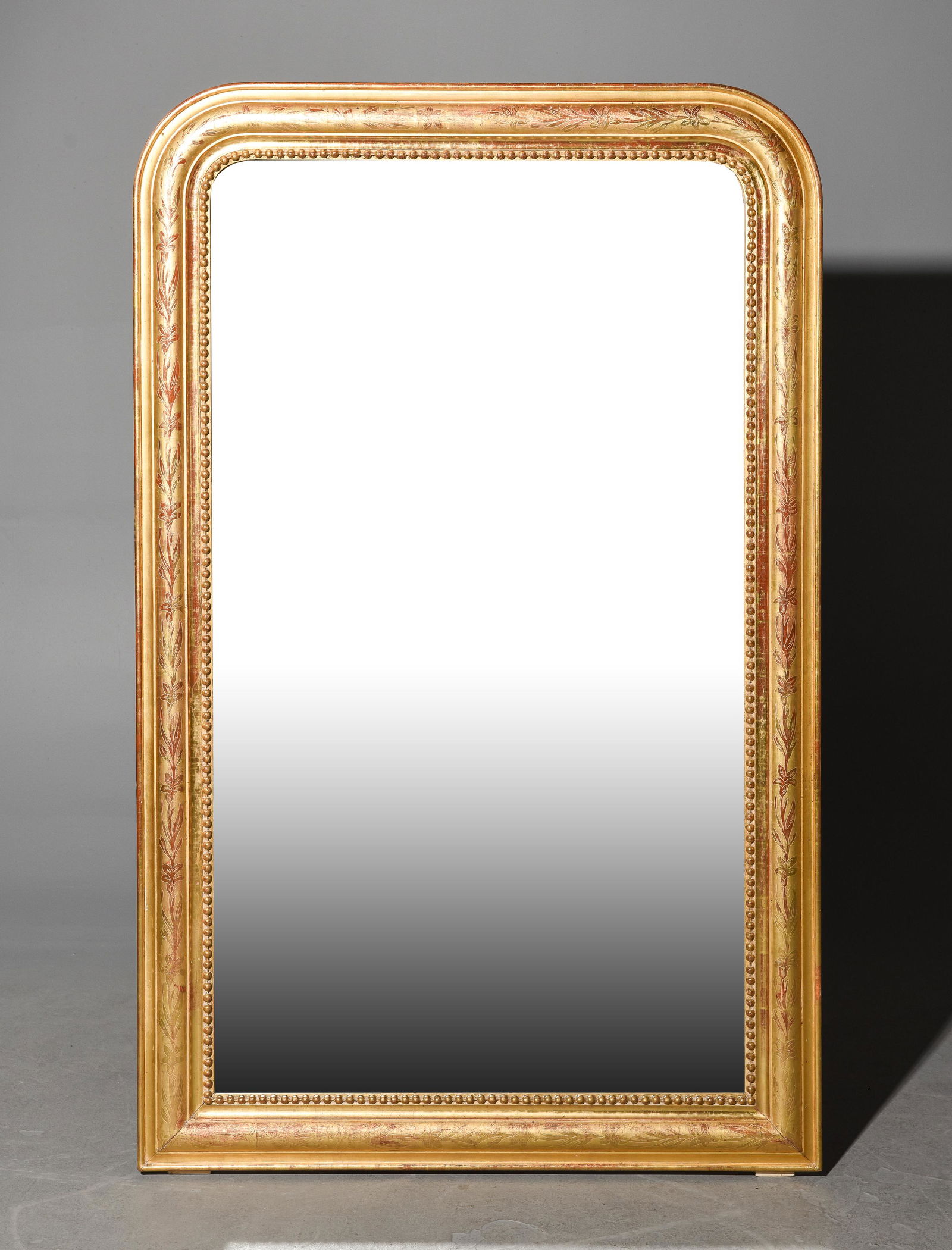 Louis Philippe Style Gold Gilt Framed Mirror #1 (1 of 6)
