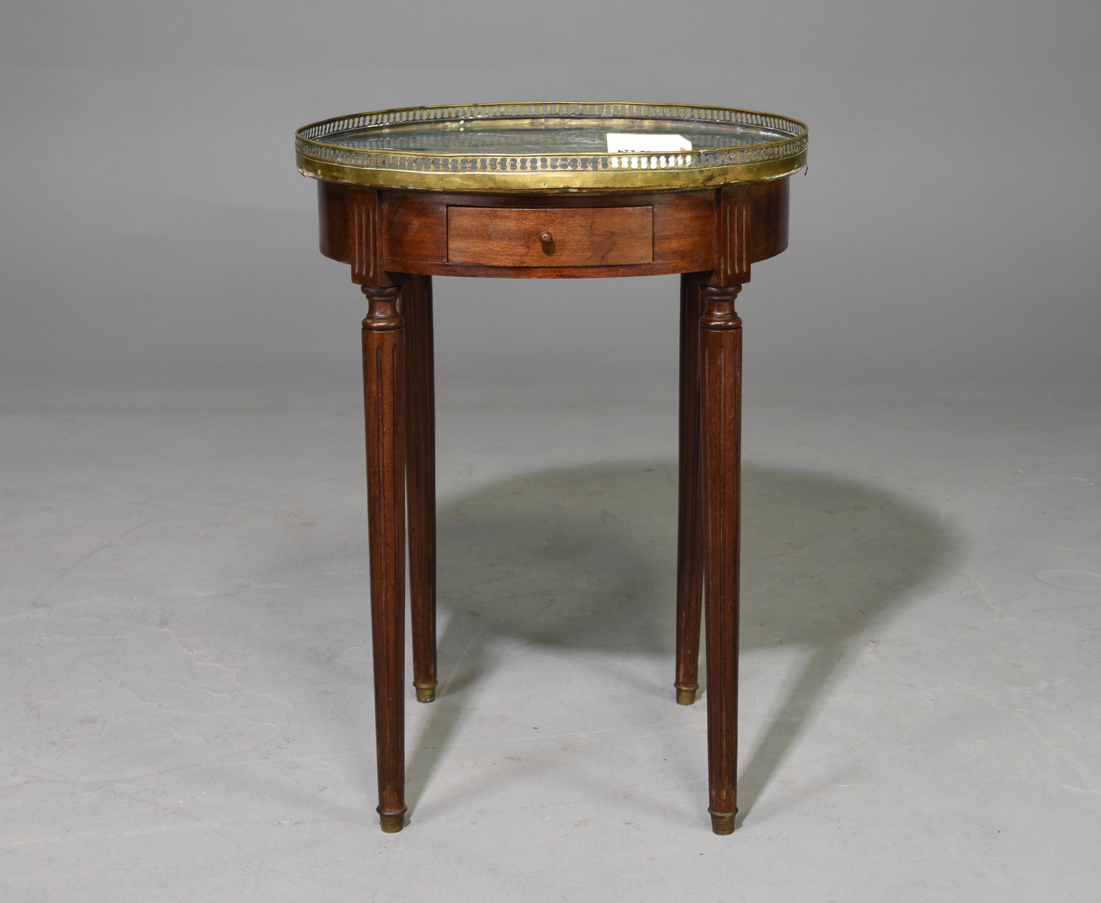 Louis XVI Style Marble Top Occasional Table (1 of 3)