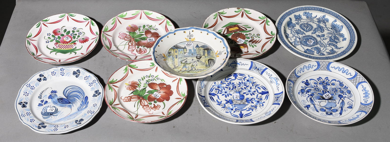 7 Assorted French Decorative Plates (1 of 6)
