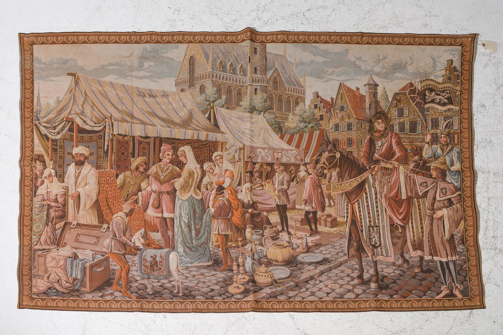 French Market Scene Tapestry (1 of 3)
