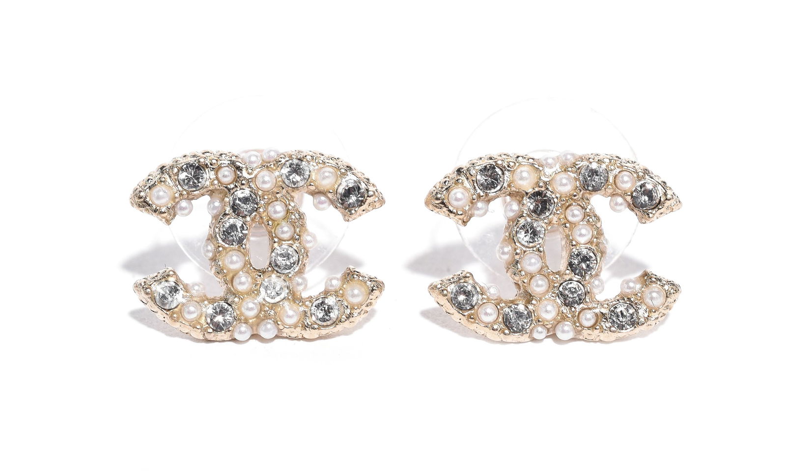 Chanel BO CC TOUT PERLE DORE CHANE  Earrings (1 of 2)