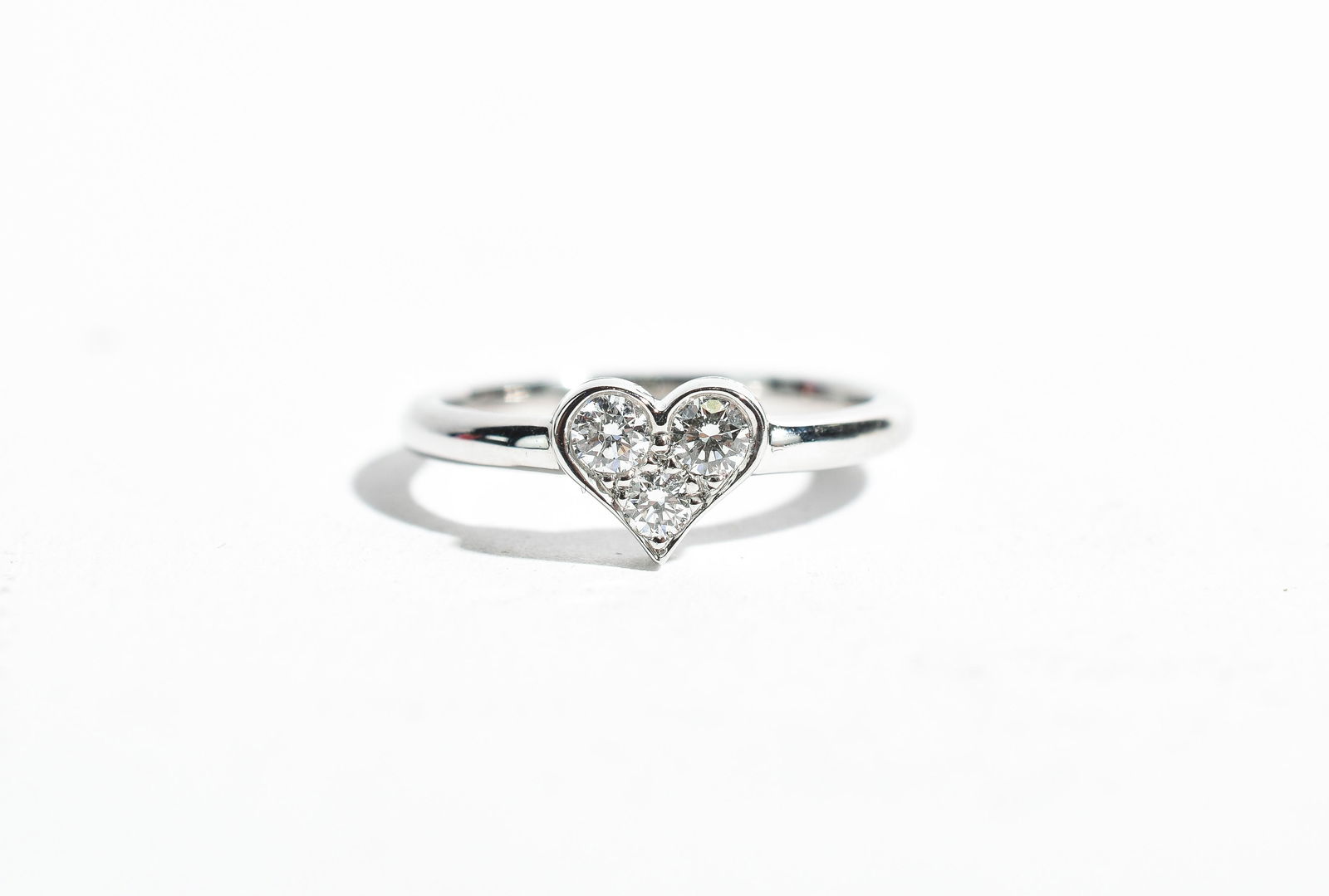 Tiffany&Co Sentimental Heart Ring 49 - Silver 950 Plat. (1 of 2)