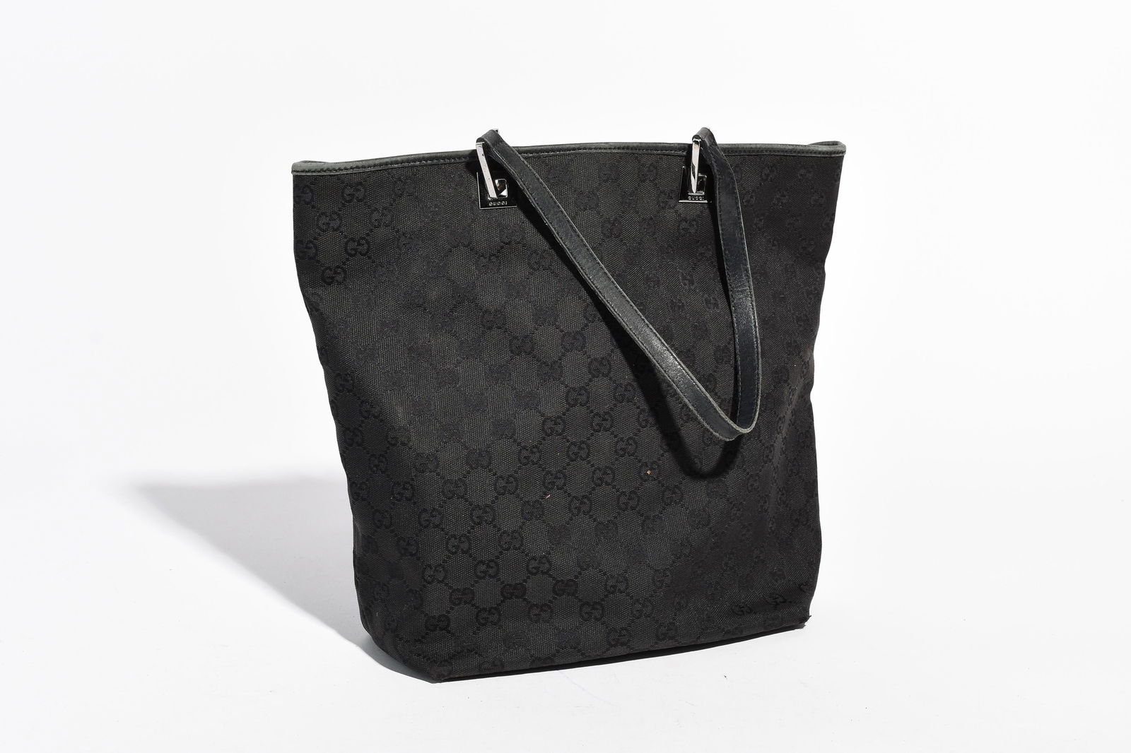Gucci Bucket Tote  in Black Monogrammed Canvas (1 of 5)