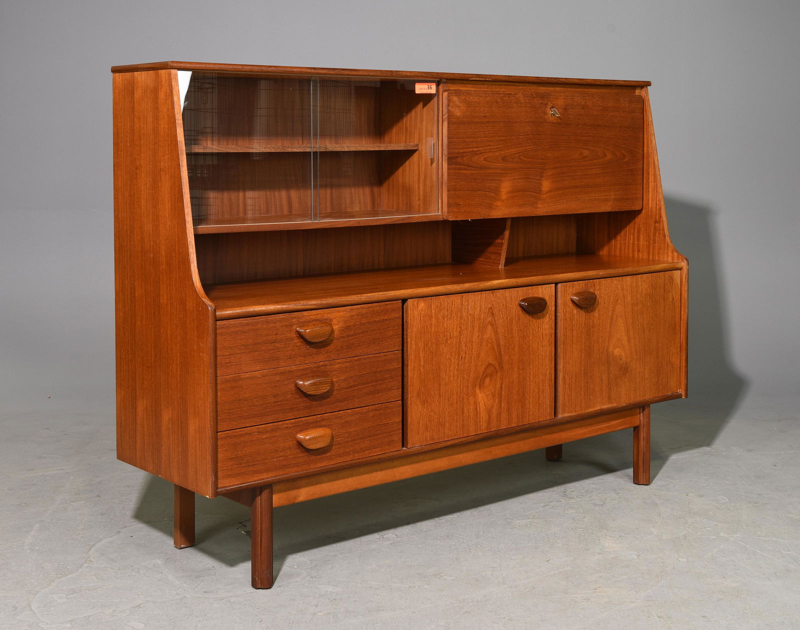 Mid Century Modern Teak Cocktail Cabinet / Hutch #2 (1 of 3)
