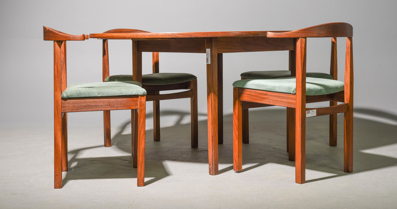 Mid Century Modern Table with Pop Up Leaf & 4 Chairs (1 of 6)